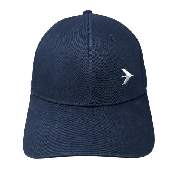 Embraer Slideback Hat Blue One Size Adjustable Embroidered Logo Outdoor